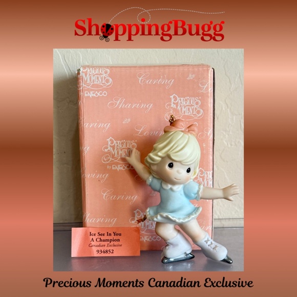 Precious Moments Ice See In You A Champion Hanging Ornament 934852 (SB1439) - Picture 1 of 15